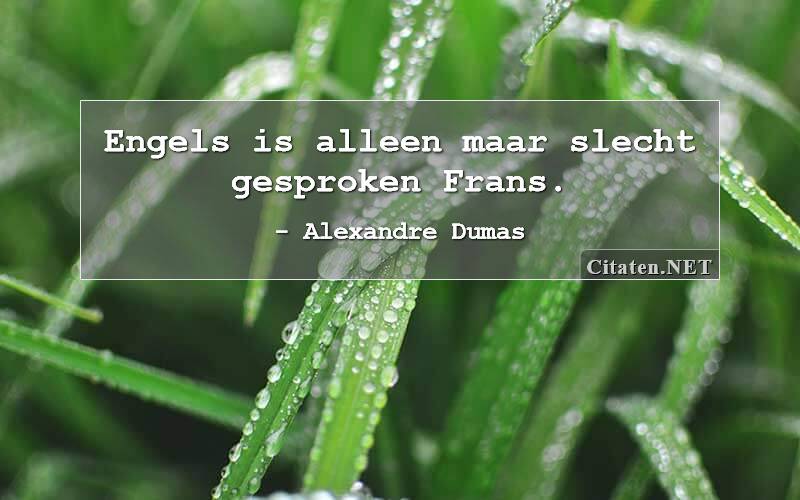 Engels is alleen maar slecht gesproken Frans.