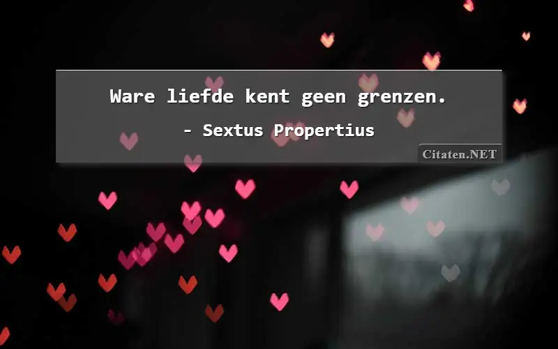 Ware liefde kent geen grenzen.