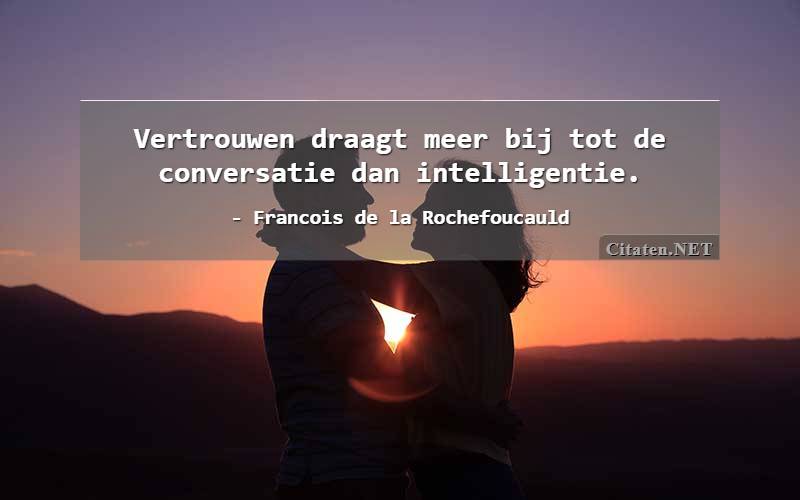 Vertrouwen draagt meer bij tot de conversatie dan intelligentie.