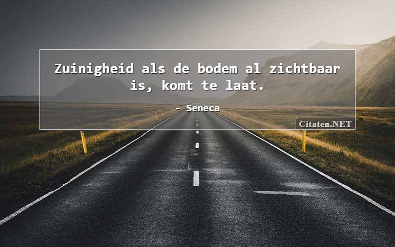 Zuinigheid als de bodem al zichtbaar is, komt te laat.
