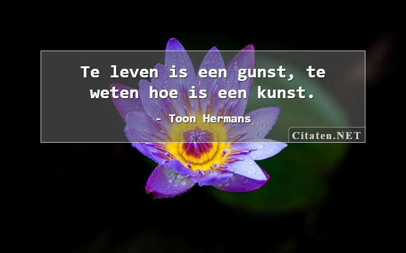 Hermans geboorte toon Gedicht Geboorte